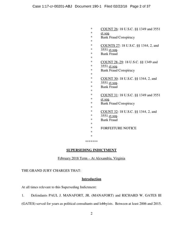 Manafort and Gates superseding indictment - Page 2