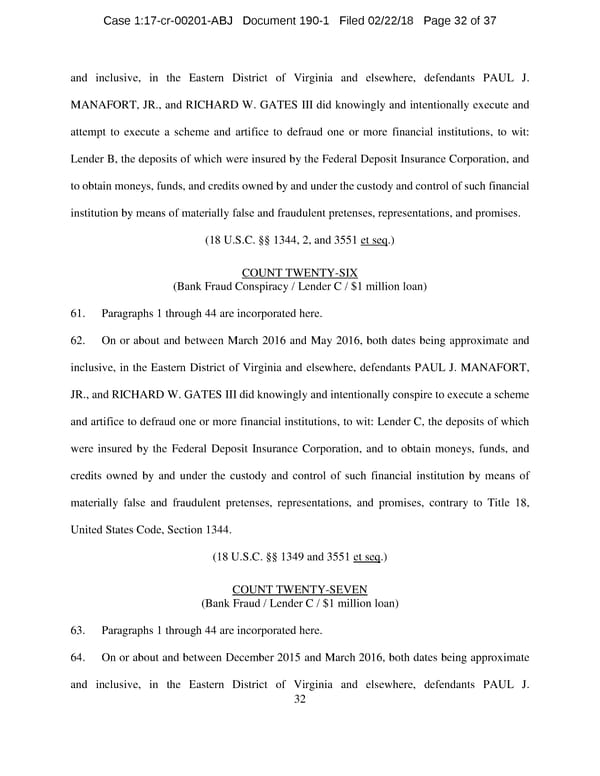 Manafort and Gates superseding indictment - Page 32