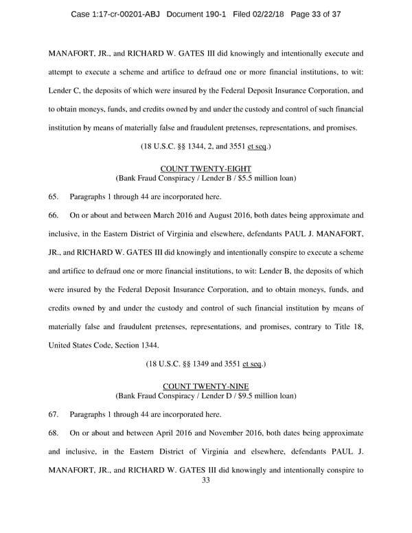 Manafort and Gates superseding indictment - Page 33