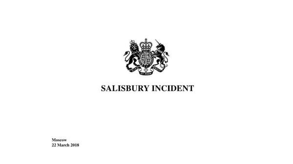 Salisbury Incident - Page 1