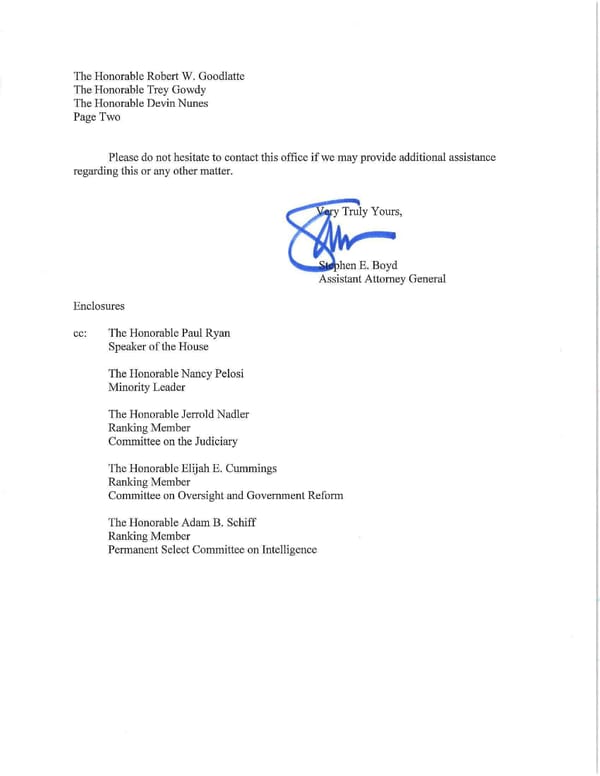 Supplementary Response to Comey Memos - Page 2